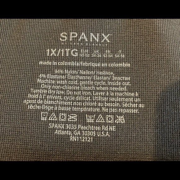 Spanx Look At Me Now Seamless Crop Leggings XL Black Camo - Picture 12 of 14